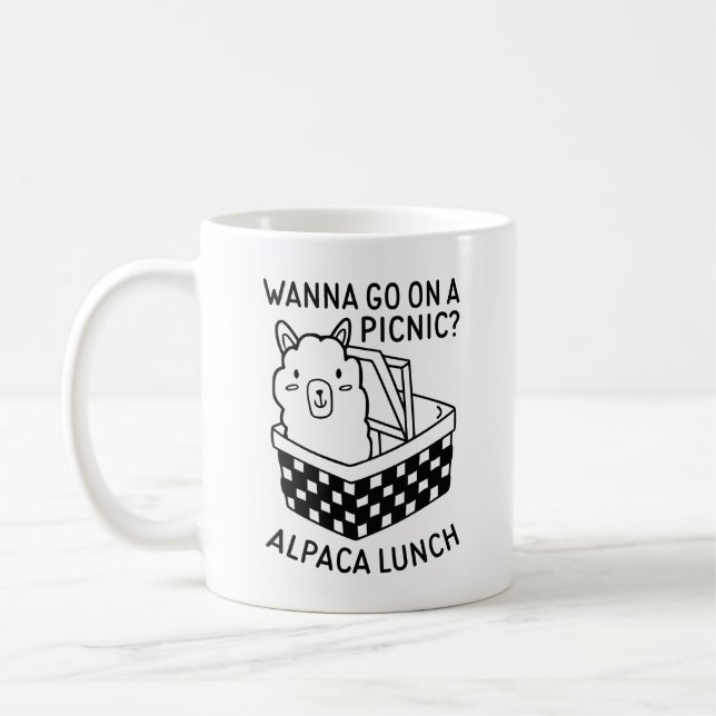 Taza De Café Almuerzo de Alpaca (Izquierda)