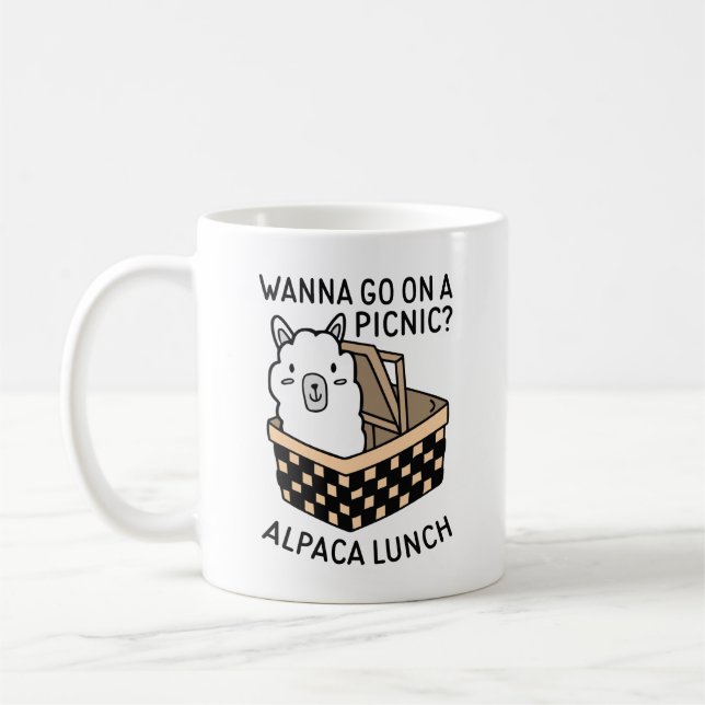 Taza De Café Almuerzo de Alpaca (Izquierda)