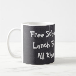 Taza De Café Almuerzo Escolar Gratuito Para Todos Los Niños