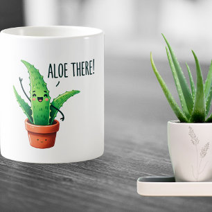 Taza De Café ¡Aloe! Cute Aloe Vera Plant Mug
