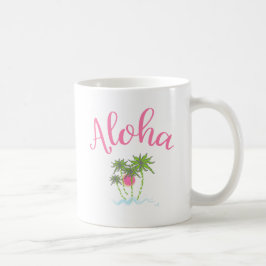 Taza De Café Aloha Beach Bebidas en Summera de estilo hawaiano