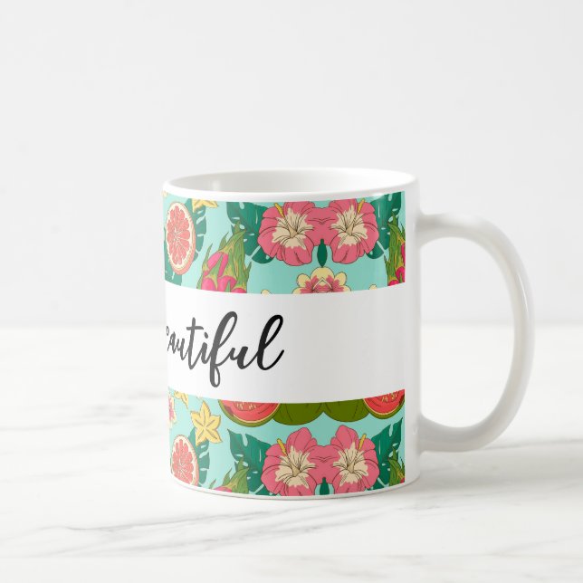 Taza De Café Aloha Beautiful Ceramic Mug (Derecha)