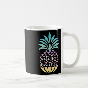 Taza De Café Aloha Bebe Hawaii Hawái Playa Cute de Piña de Piña