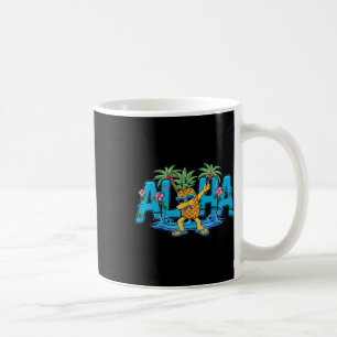 Taza De Café Aloha Dabbing Pineapple Sungles Playas Hawaii Haw