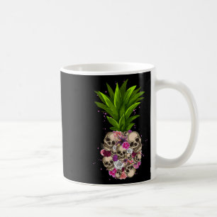 Taza De Café Aloha es divertida en el cráneo de las piñas y haw