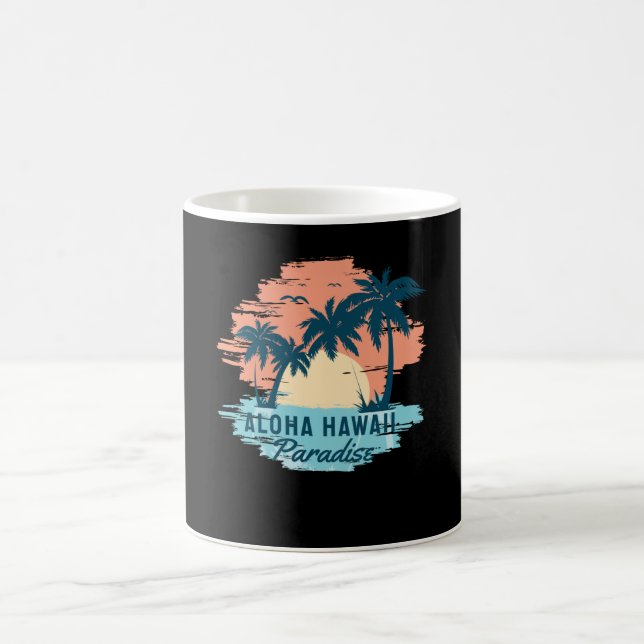 Taza De Café Aloha Hawái (Centro)