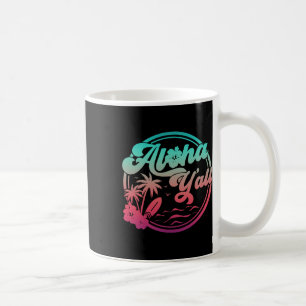 Taza De Café Aloha Hawái Palma Tropical Isla Hawaiana Be