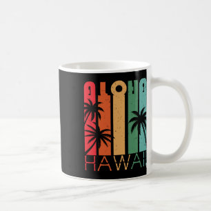 Taza De Café Aloha Hawái Palma Tropical Isla Hawaiana Lo