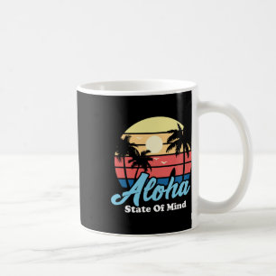 Taza De Café Aloha Hawái Recuerdo Hawaiano Playa Surfista Surfi