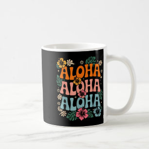 Taza De Café Aloha hawaii playa flor de la isla hawaiana luau