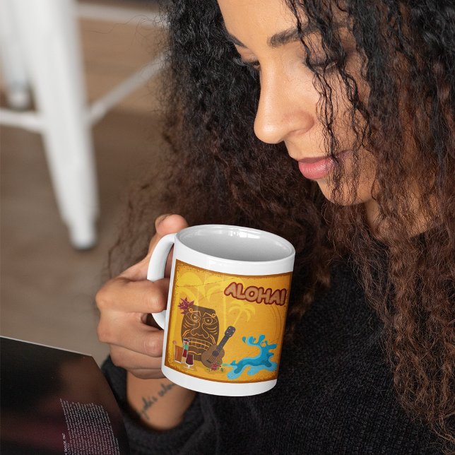 Taza De Café Aloha Hawaiian Vacation Coffee Mug (Subido por el creador)