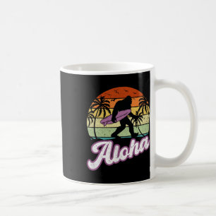 Taza De Café Aloha Pie Grande Acunando Tabla de Surf Sasquatch