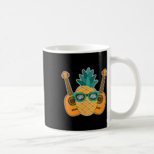 Taza De Café Aloha Pineapple Bebe Hawaii Ukulele Gift - Guit
