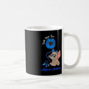 Taza De Café Alopecia Conciencia Elephant Faith Hope Love Sunfl