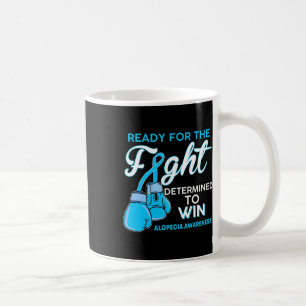 Taza De Café Alopecia Conciencia Mariposa azul