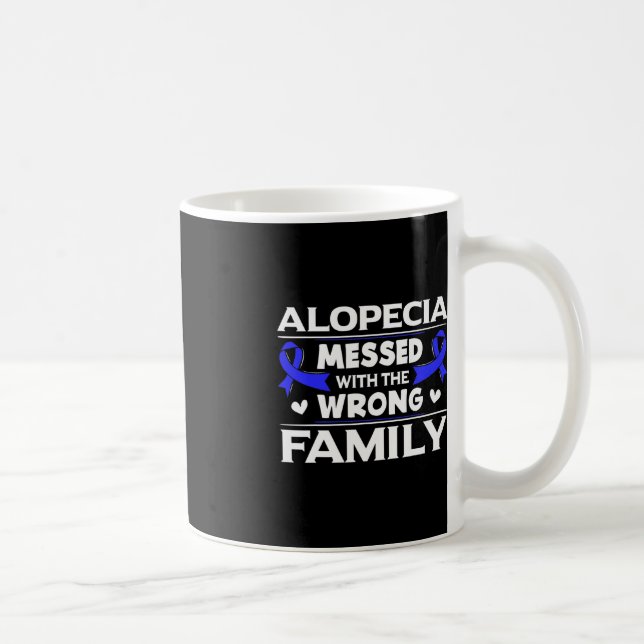 Taza De Café Alopecia Envuelta Con La Pérdida De Pelo De La Fam (Derecha)