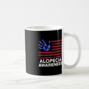 Taza De Café Alopecia Sensibilización Pérdida de pelo Guerrero 
