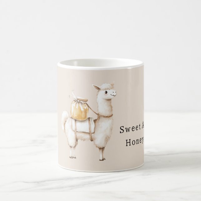 Taza De Café Alpaca Dulce como la Miel (Centro)