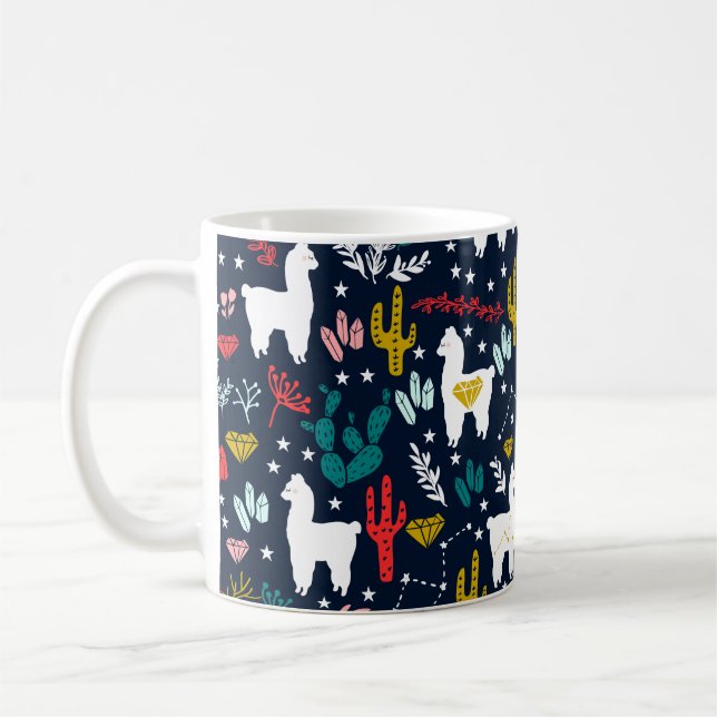 Taza De Café Alpaca linda (Izquierda)