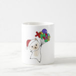 Taza De Café Alpaca Merry Christmas Winter Animals Alpacas<br><div class="desc">La Alpaca para Navidades con globos XMA. Animales divertidos con regalos y nieve para las vacaciones. También es gracioso para los Navidades en julio. Las Alpacas son animales dulces y perfectas para los Navidades.</div>