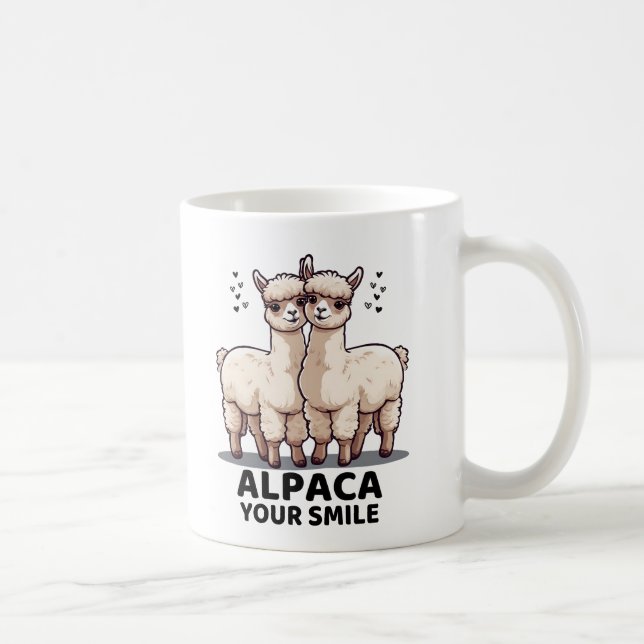 Taza De Café Alpaca tu sonrisa (Derecha)