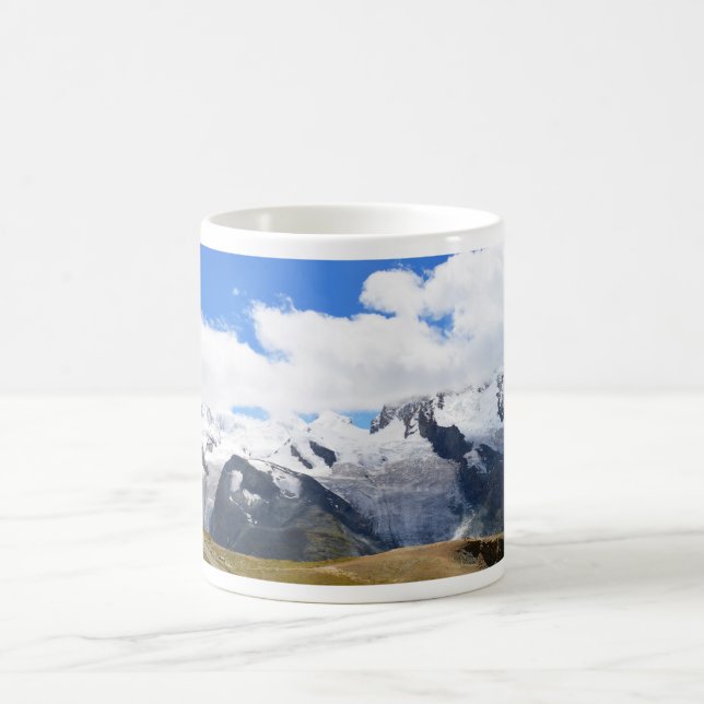 Taza De Café Alpes suizos dramáticos (Centro)