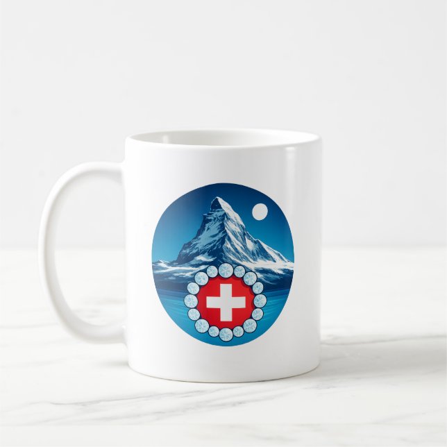 Taza De Café Alpes suizos - Matterhorn (Izquierda)