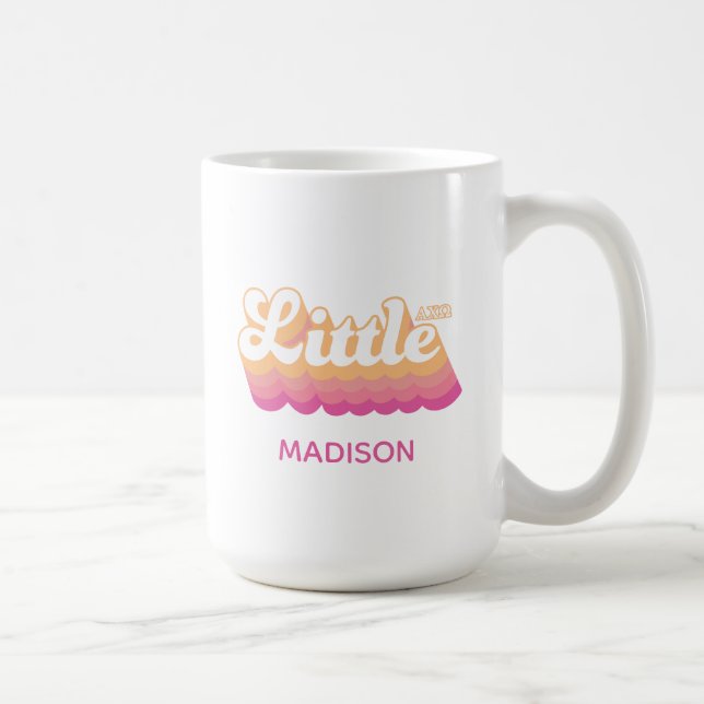 Taza De Café Alpha Chi Omega | Hermana menor (Derecha)