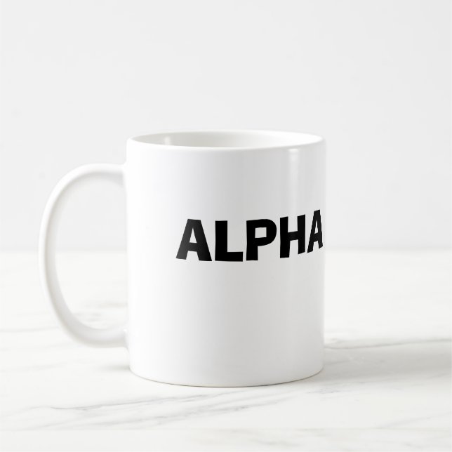 TAZA DE CAFÉ ALPHA SPOUSE (Izquierda)