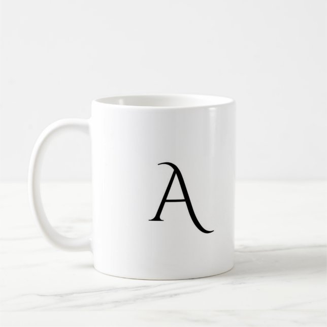 Taza De Café Alphabet A Coffee Mug (Izquierda)
