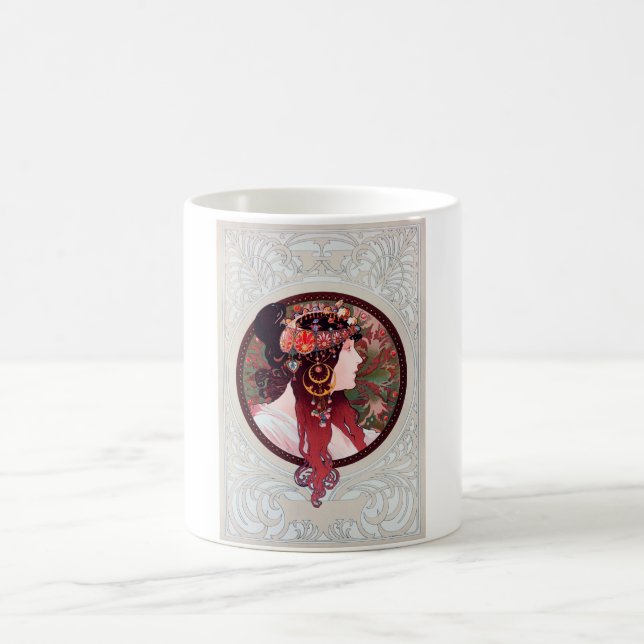 Taza De Café Alphonse Mucha (Centro)