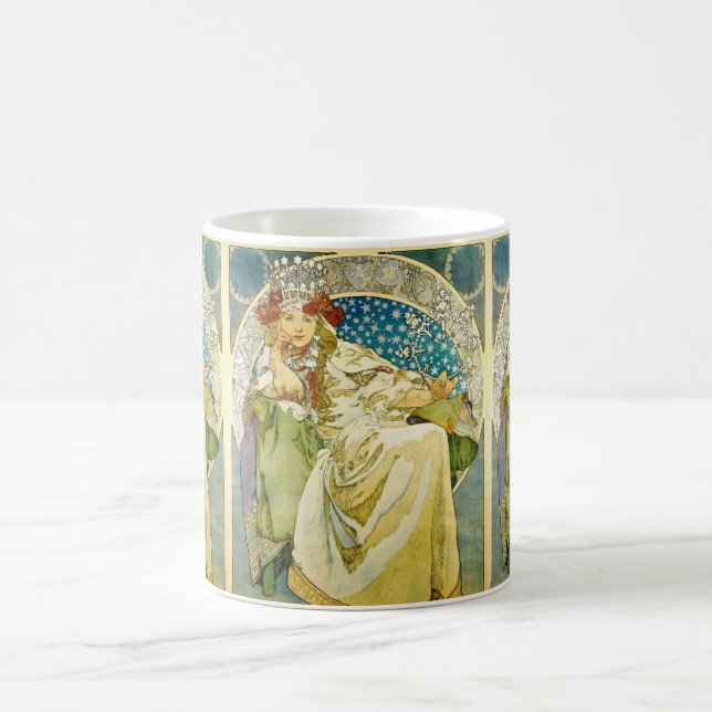 Taza De Café Alphonse Mucha Princess Hyacinth Art Nouveau (Centro)