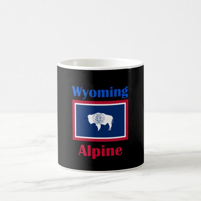 Taza De Café Alpine Wyoming (Centro)