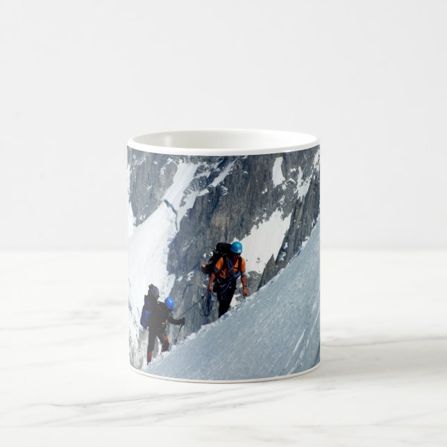 Taza De Café Alpinistas sobre el Mont Blanc en Francia (Centro)