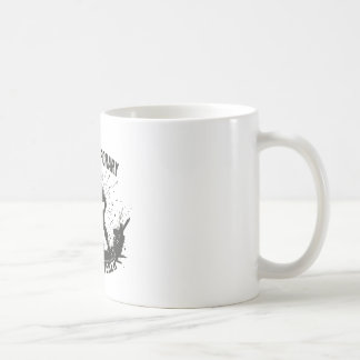 Taza De Café Alrededor de la silueta negrita de la silueta de l