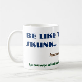 Taza De Café Alt Funny Skunk Smelly Fart Odor Woodland Animal