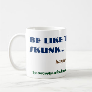 Taza De Café Alt Funny Skunk Smelly Fart Odor Woodland Animal