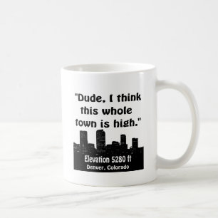 Taza De Café Alta ciudad de Denver