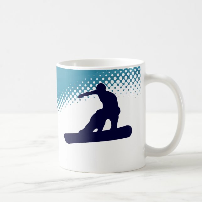 Taza De Café alta snowboard (Derecha)