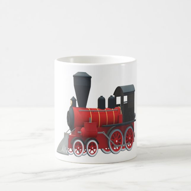 Taza De Café Alte rote Dampflokomotive  (Centro)