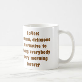 TAZA DE CAFÉ ALTERNATIVA DELICIOSA CALIENTE DEL CAFÉ A ODIAR