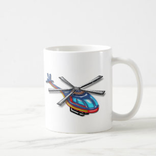Taza De Café Alto helicóptero del vuelo
