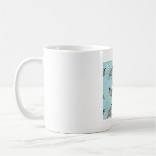 Taza De Café Alucinación de California con estampado floral