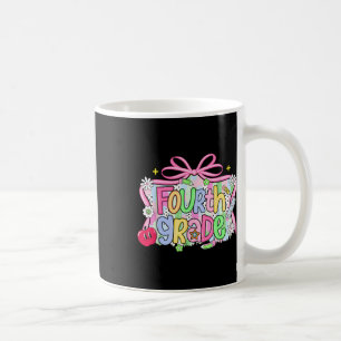 Taza De Café Alumna de cuarto grado preppy vuelve a la escuela 