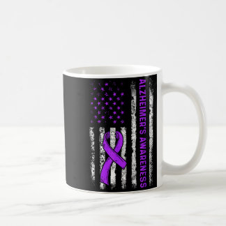 Taza De Café Alzheimer's awareness fight american usa flag