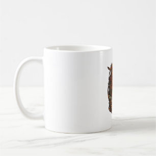 Taza De Café Am Noche Me Teme Pug Halloween Luna_1