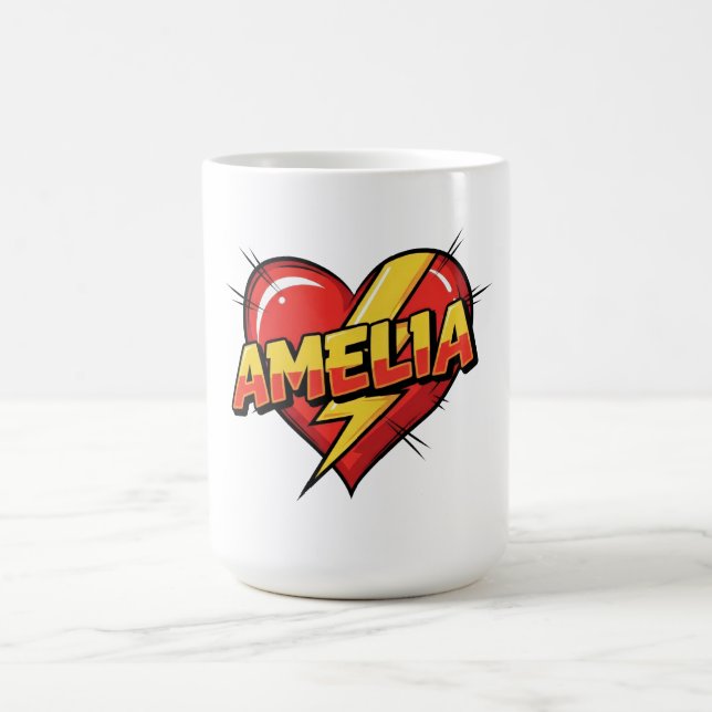 Taza De Café Ama a Amelia (Centro)