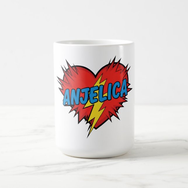 Taza De Café Ama a Anjelica (Centro)