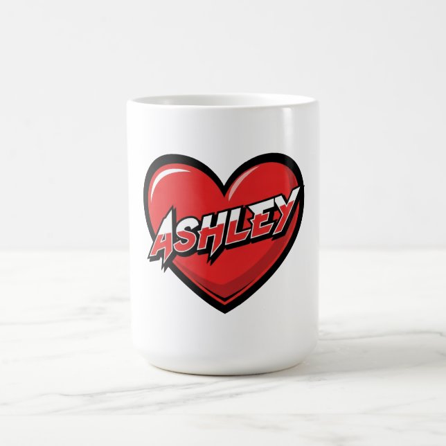 Taza De Café Ama a Ashley (Centro)