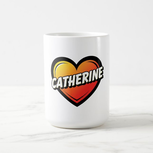 Taza De Café Ama a Catherine (Centro)